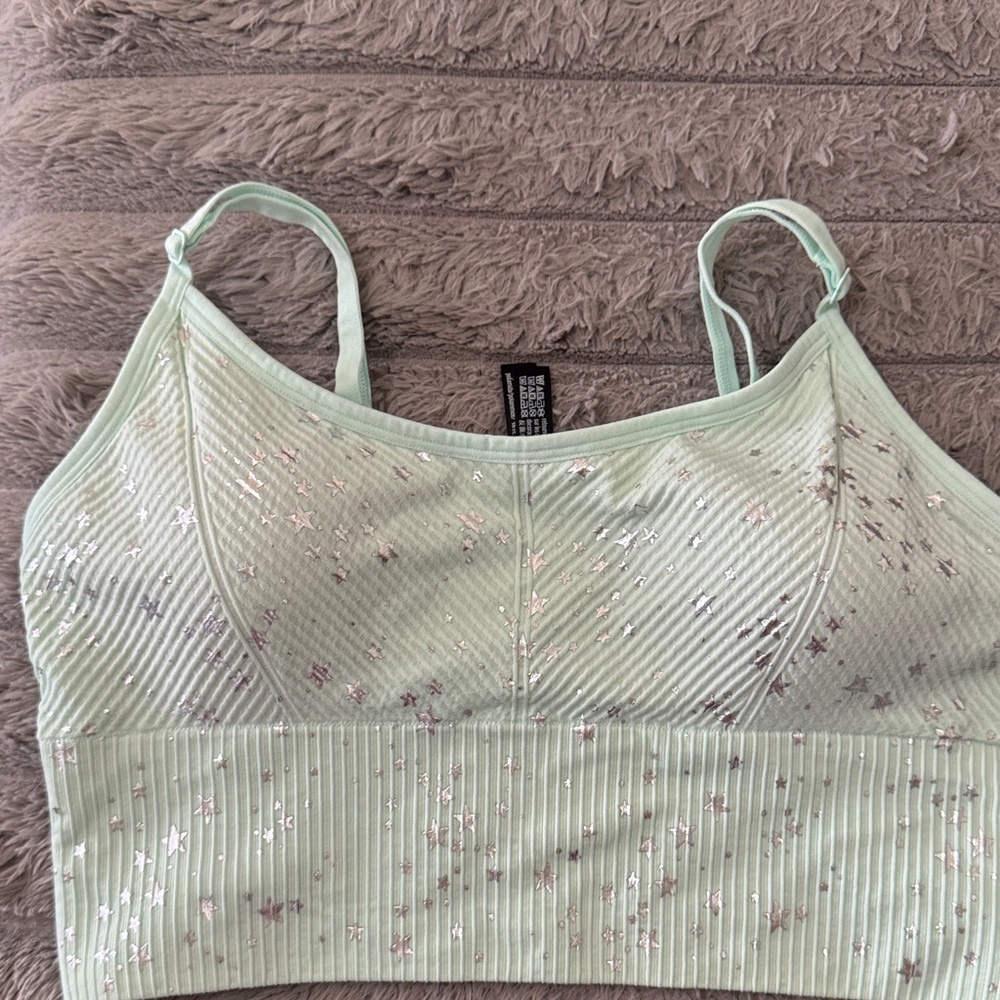 PINK Victoria's Secret Mint Green Sports Bra